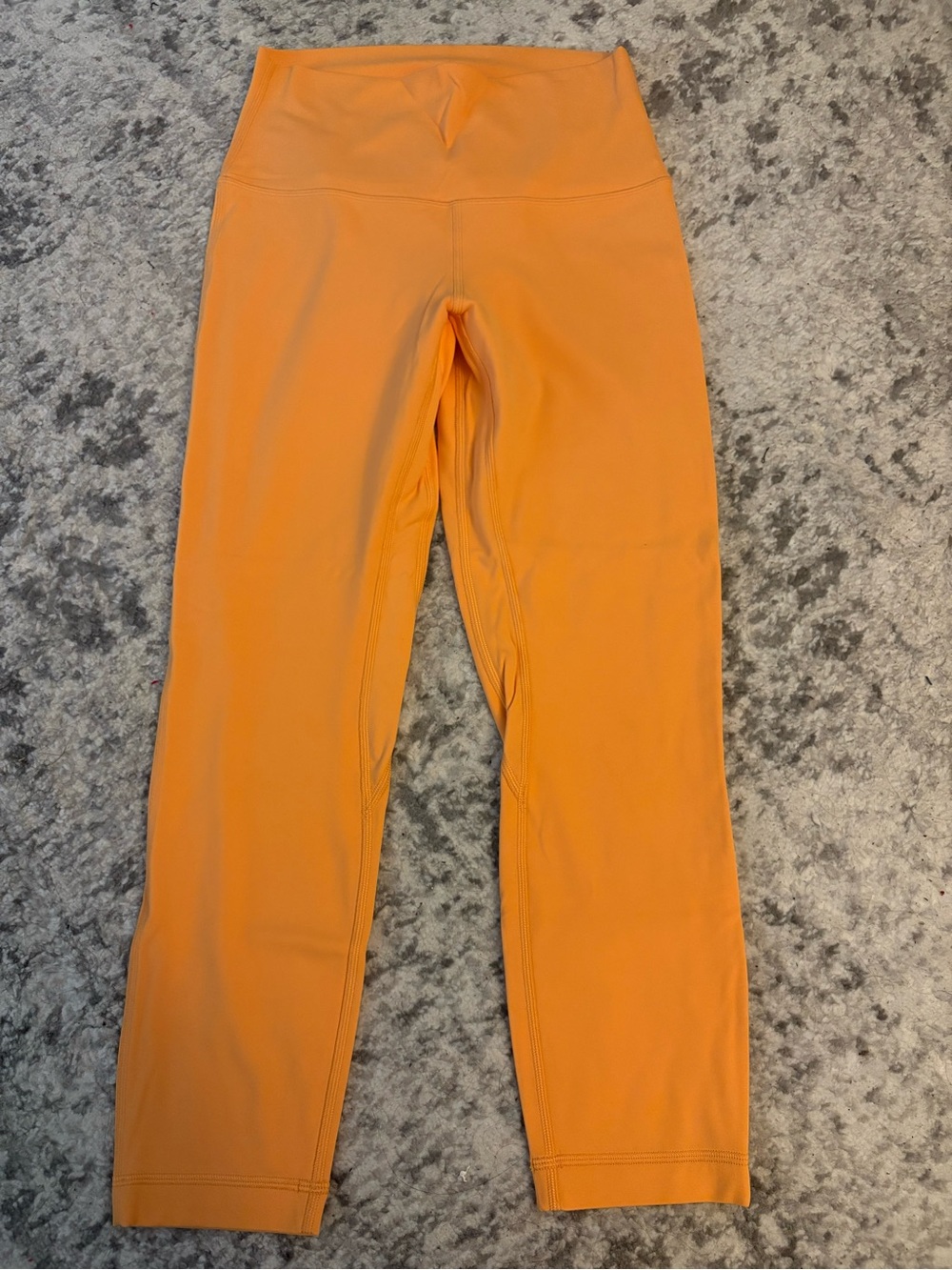 lululemon athletica soft orange leggings
